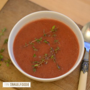 vegan red beet soup