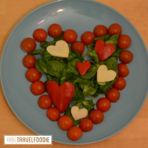 vegan valentine salad