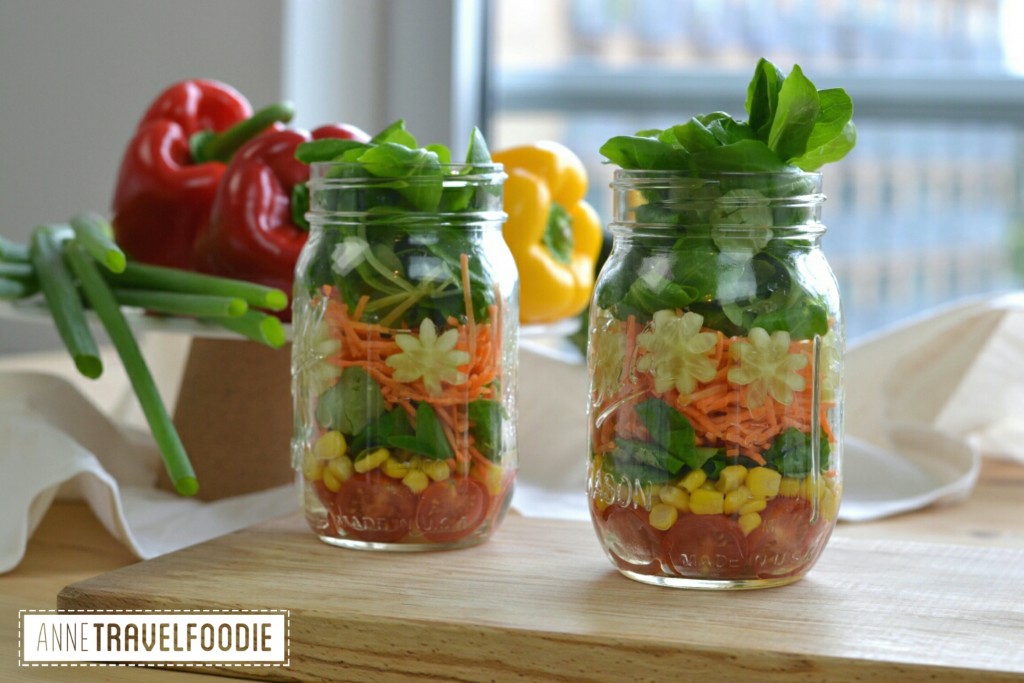 vegan salad jars