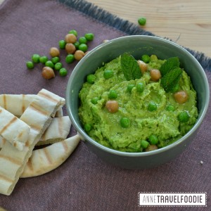 recipe vegan green pea hummus