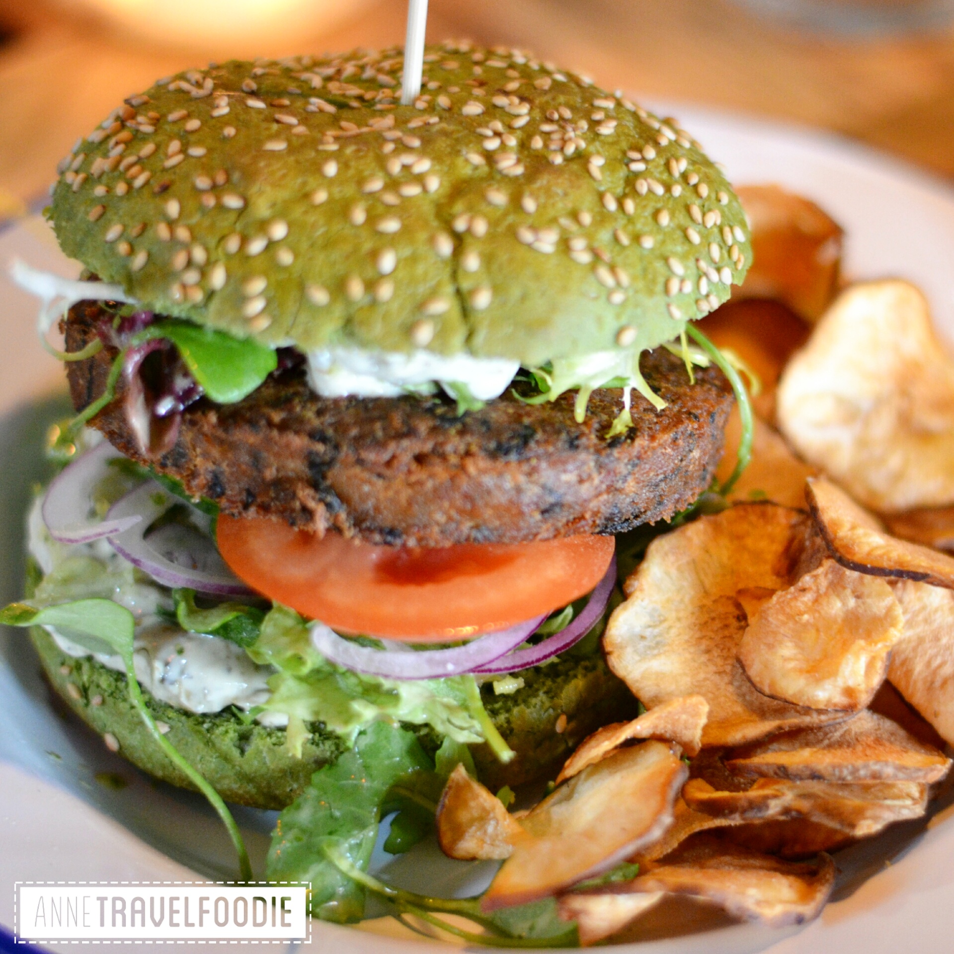 Best Veggie Burger of Amsterdam - Anne Travel Foodie