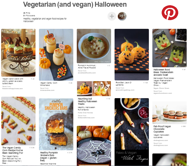 vegan halloween recipes pinterest