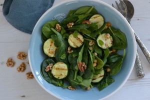 grilled courgette salad recipe