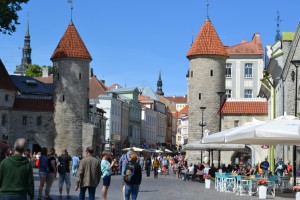 medieval city tallinn estonia