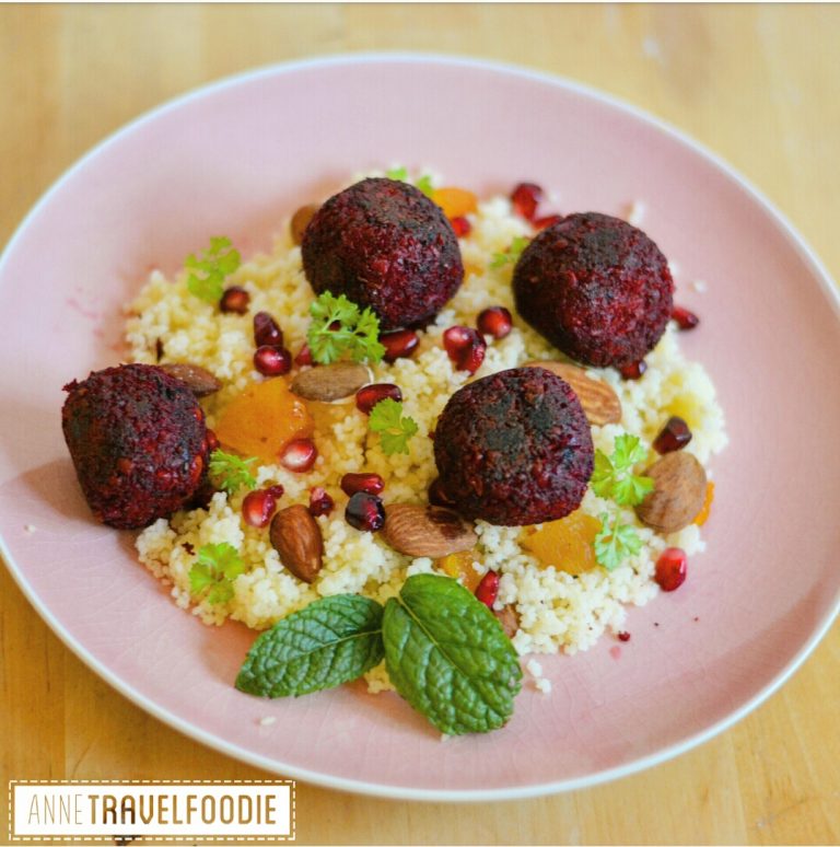 Couscous with vegetables and yogurt sauce Anne Travel Foodie