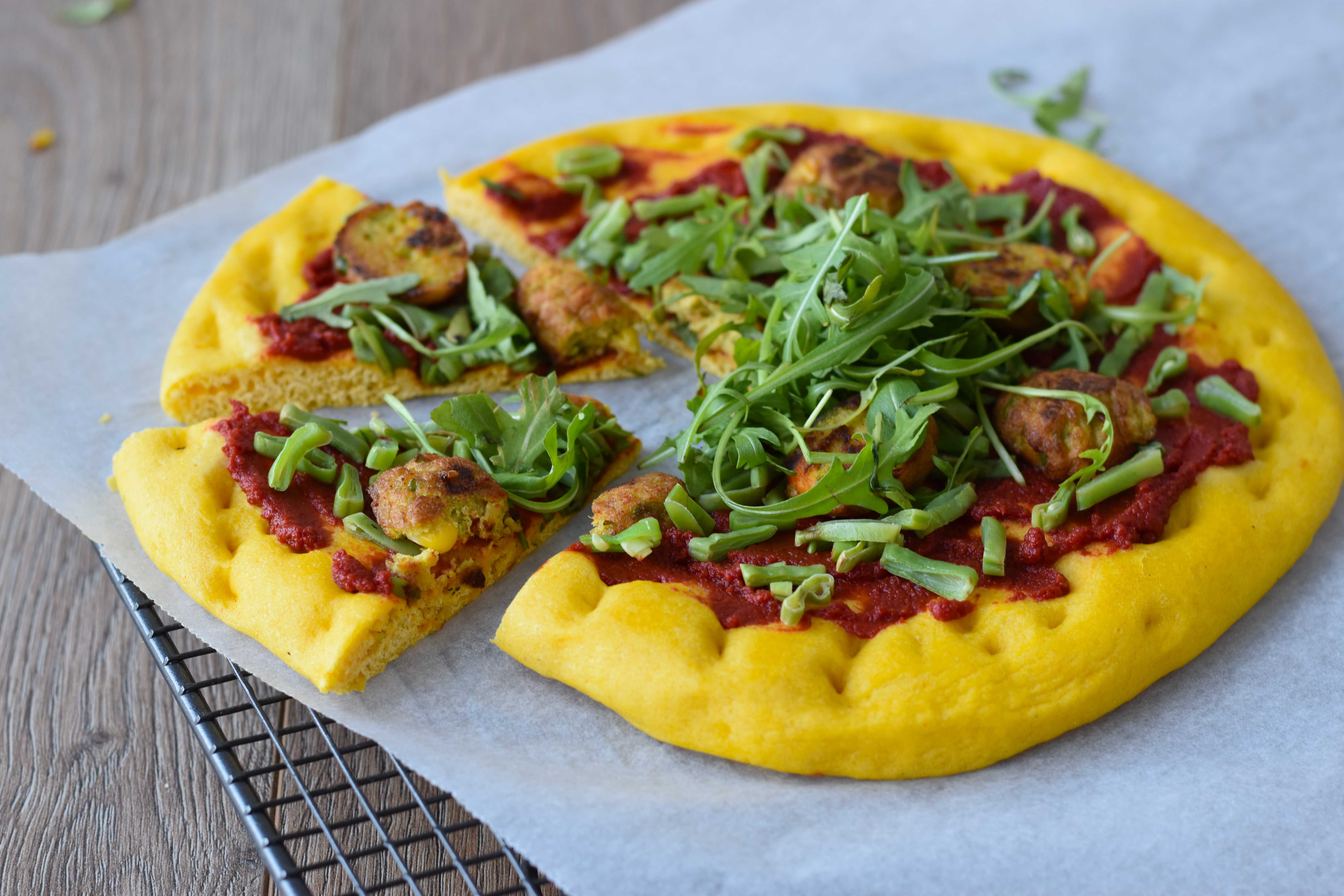 recipe healthy vegetarian pizza - Anne Travel Foodie