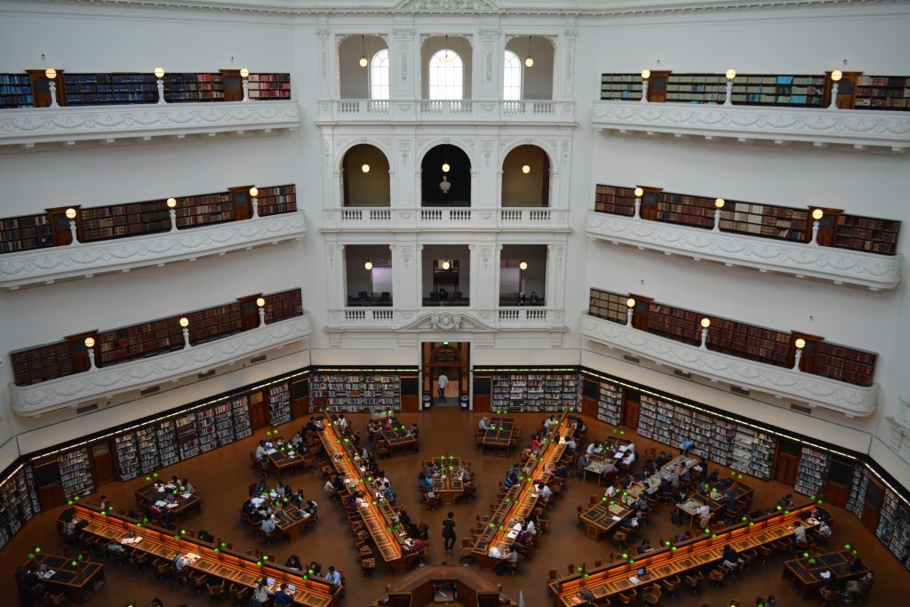 The State Library of Victoria. State library