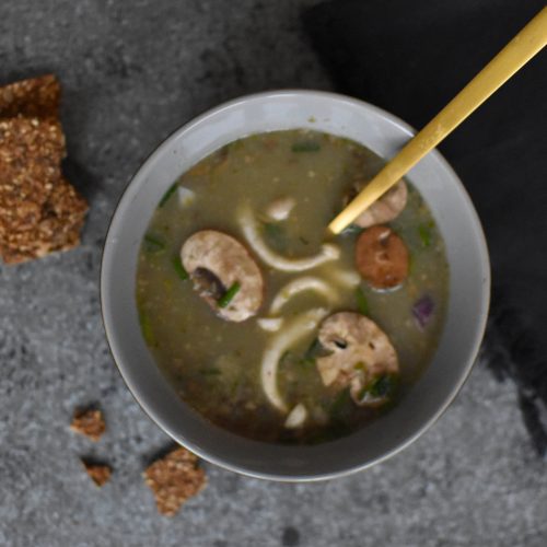 Recipe: Vegan Mushroom Soup - Anne Travel Foodie