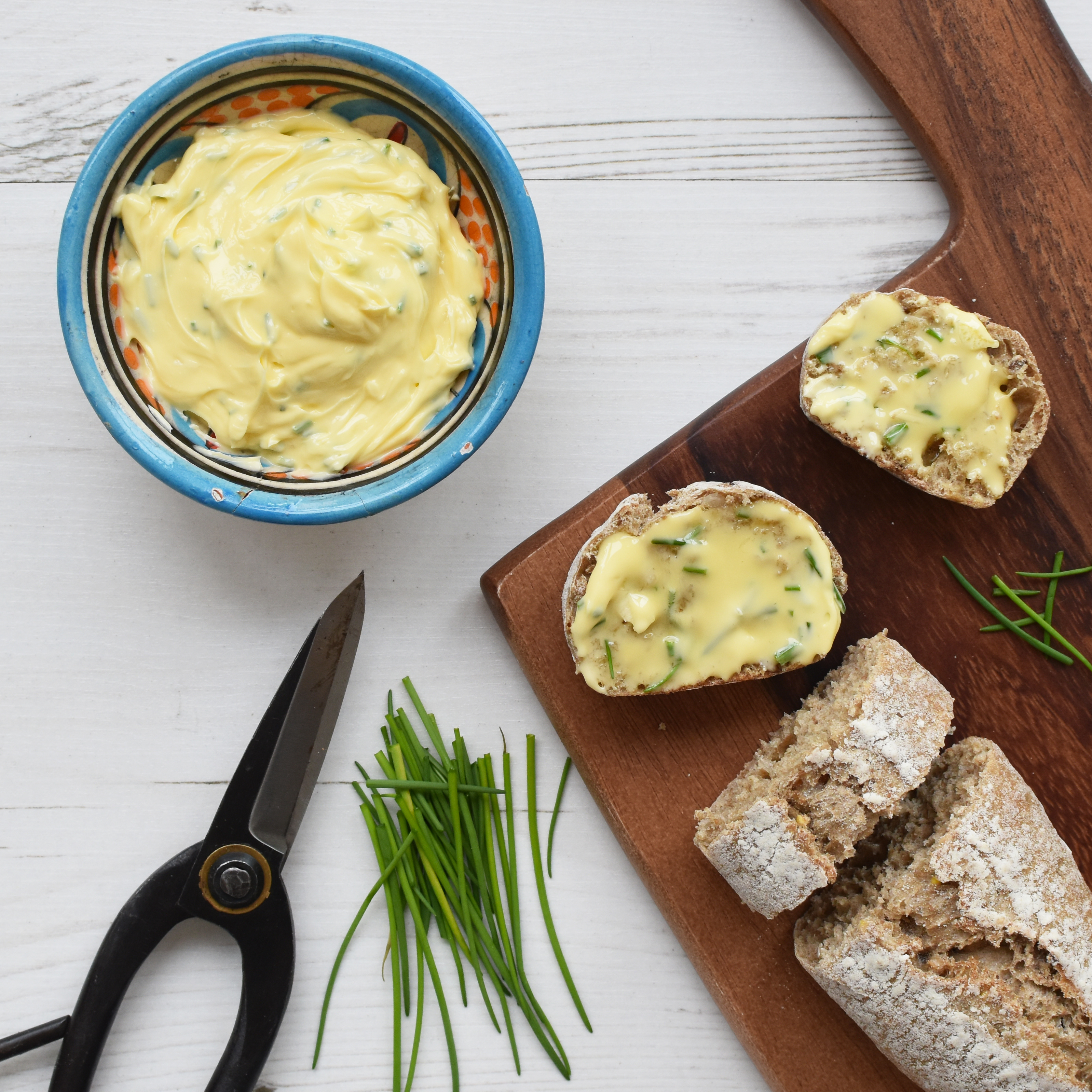 vegan butter chives margarine recipe Anne Travel Foodie