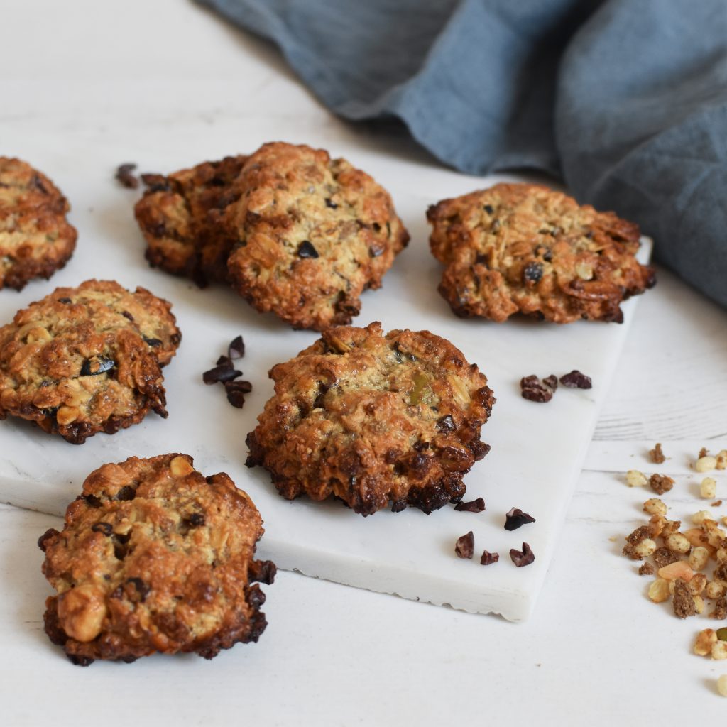 Recipe healthy nuts & seeds cookies - Anne Travel Foodie