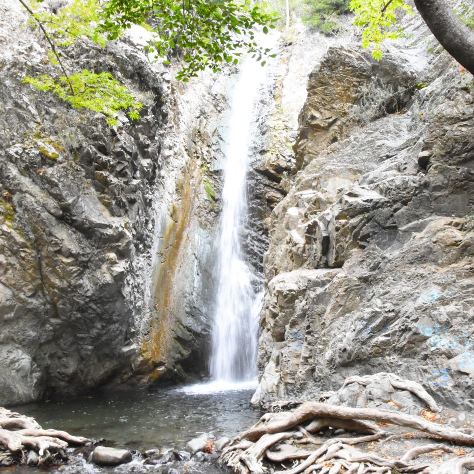 Millomeris waterfalls troodos mountains - Anne Travel Foodie