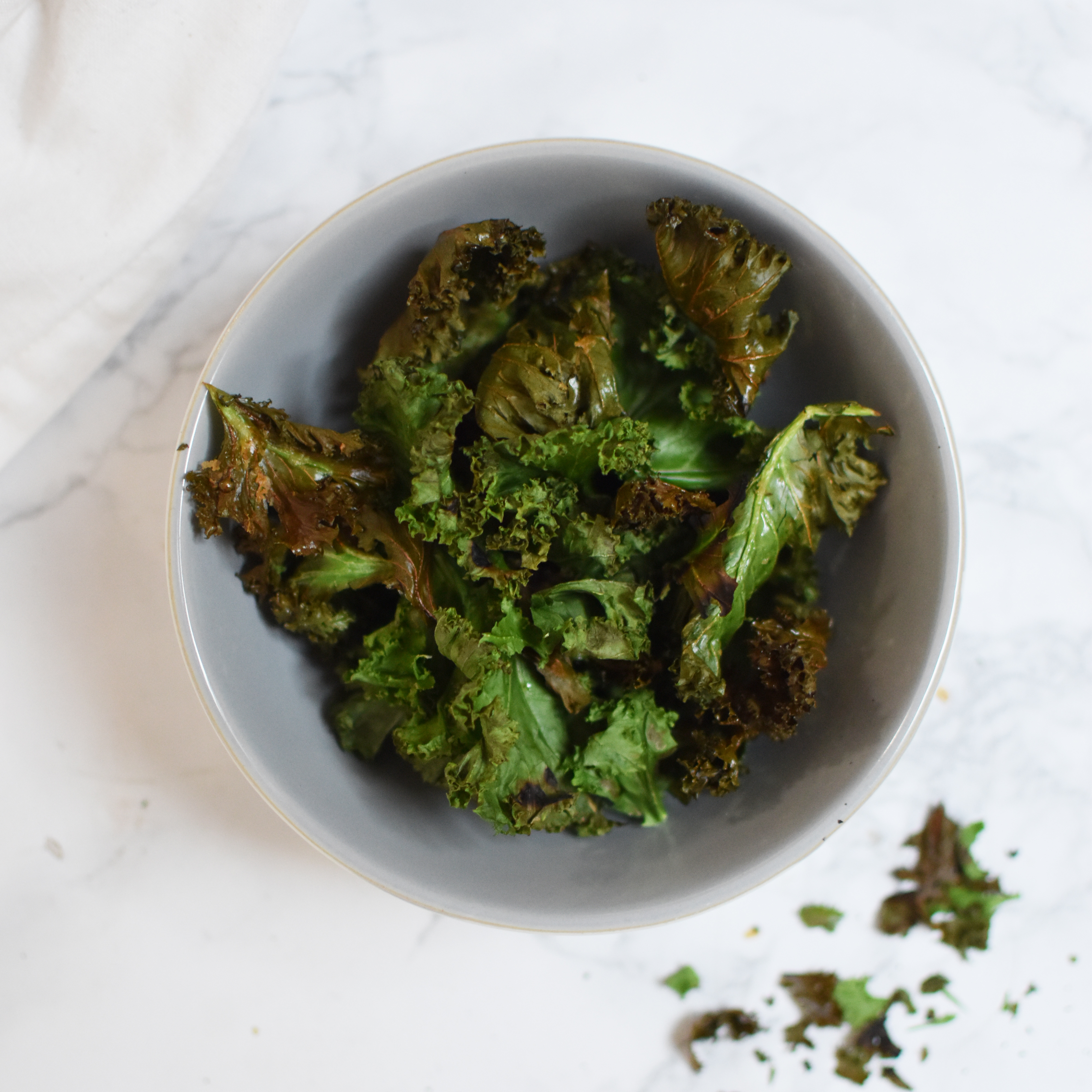 making kale chips in the air fryer