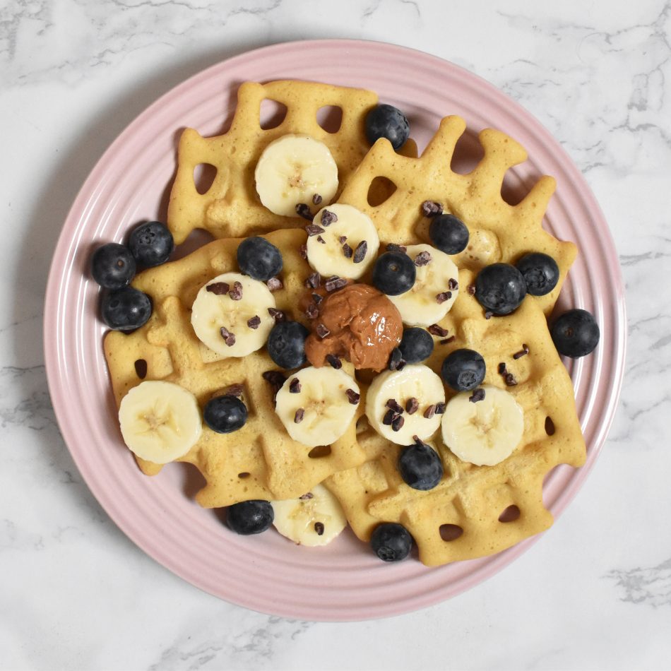 Vegan & Glutenfree Chickpea flour Waffles Anne Travel Foodie