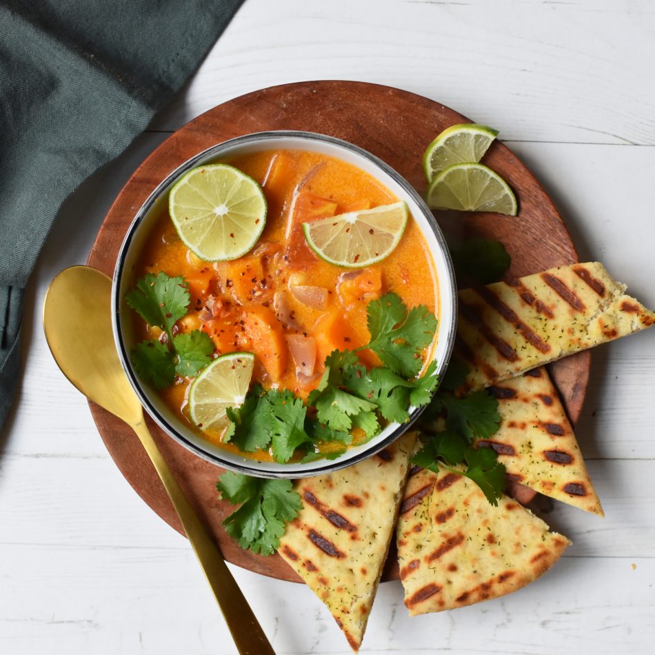 Vegan Sweet potato curry recipe Anne Travel Foodie