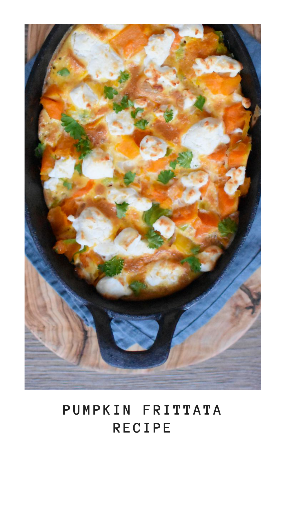 Recipe Pumpkin Frittata Anne Travel Foodie