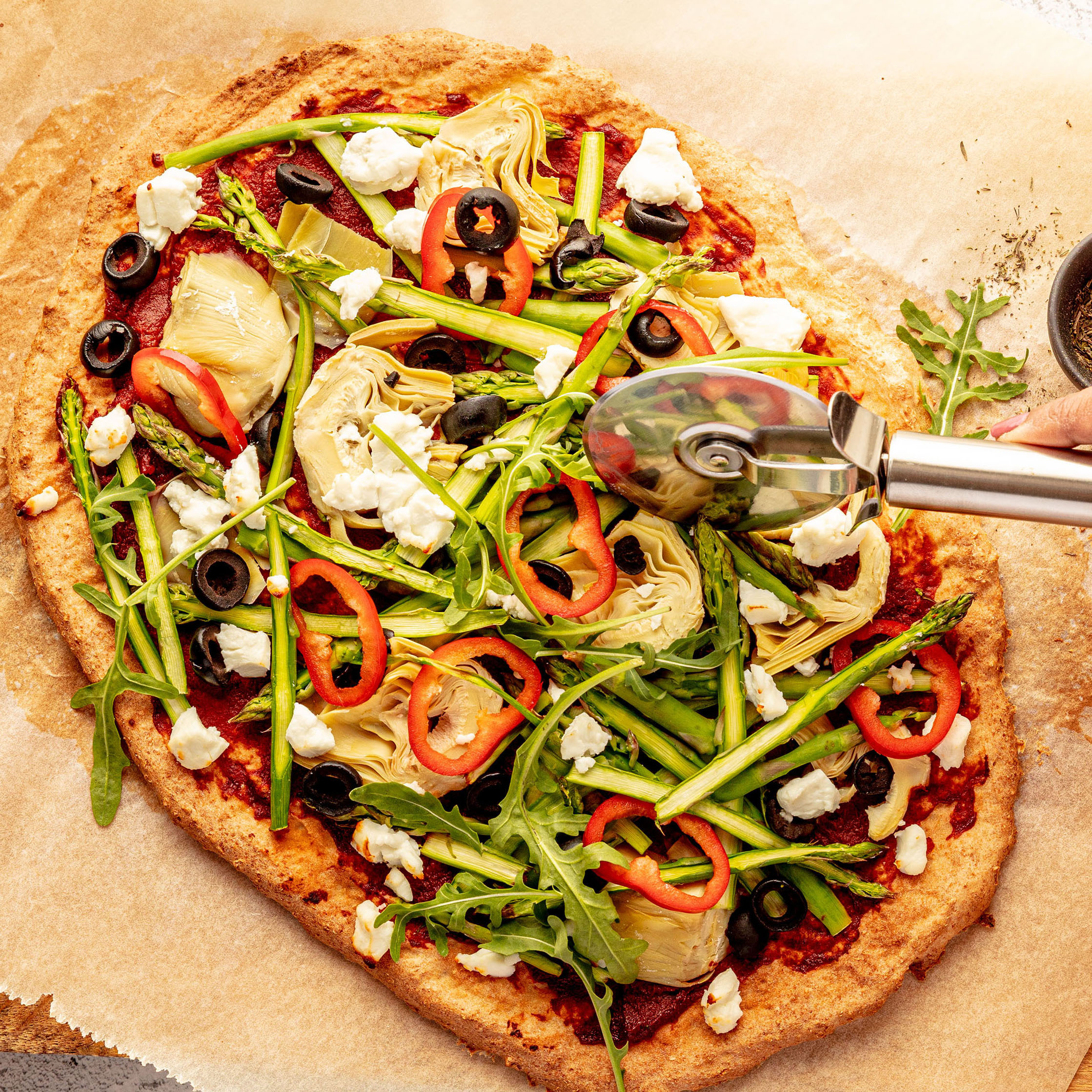 Recipe cauliflower pizza - Anne Travel Foodie