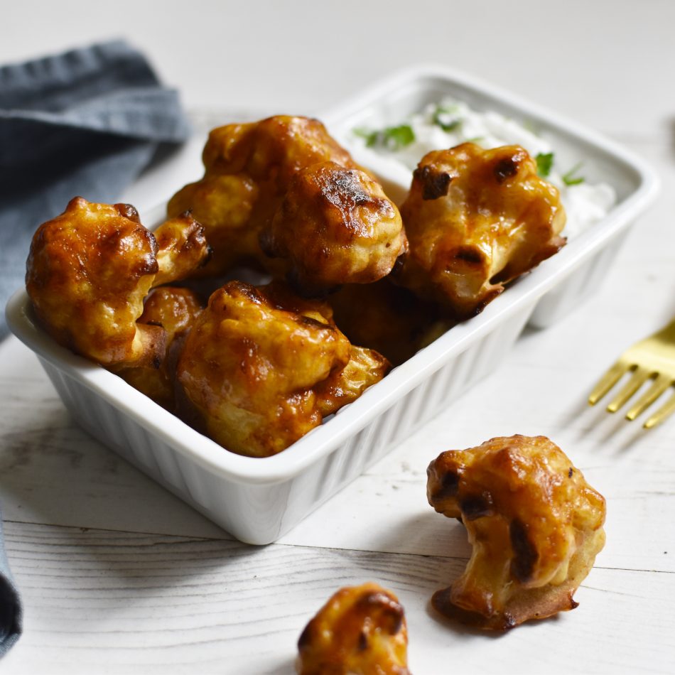 Oven baked Vegan Cauliflower hot wings Anne Travel Foodie