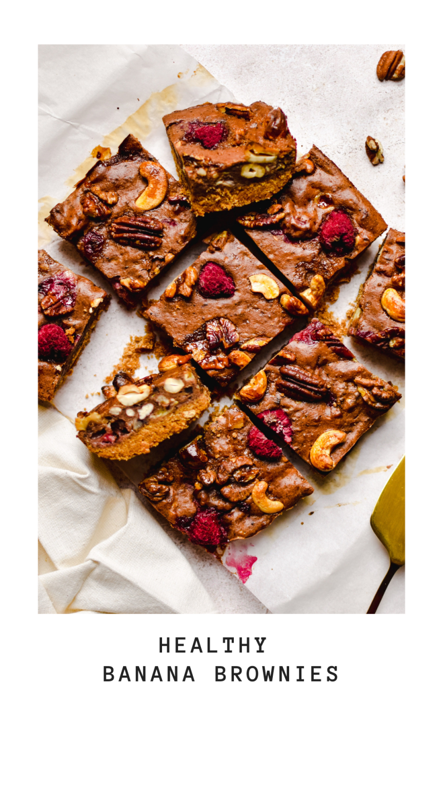 Recipe healthy Banana Brownies Anne Travel Foodie