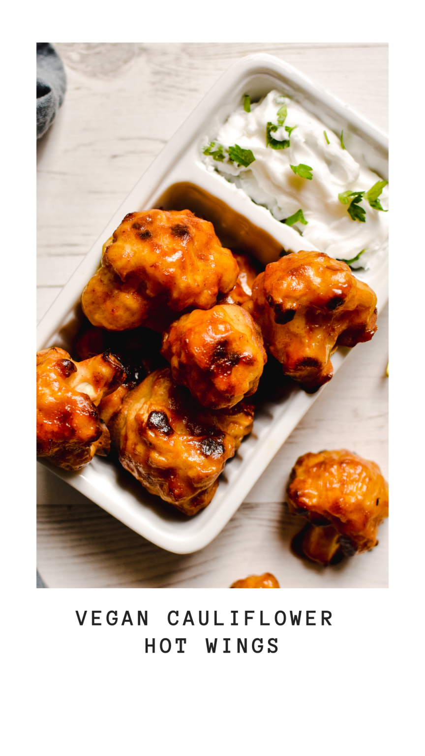 Oven baked Vegan Cauliflower hot wings Anne Travel Foodie